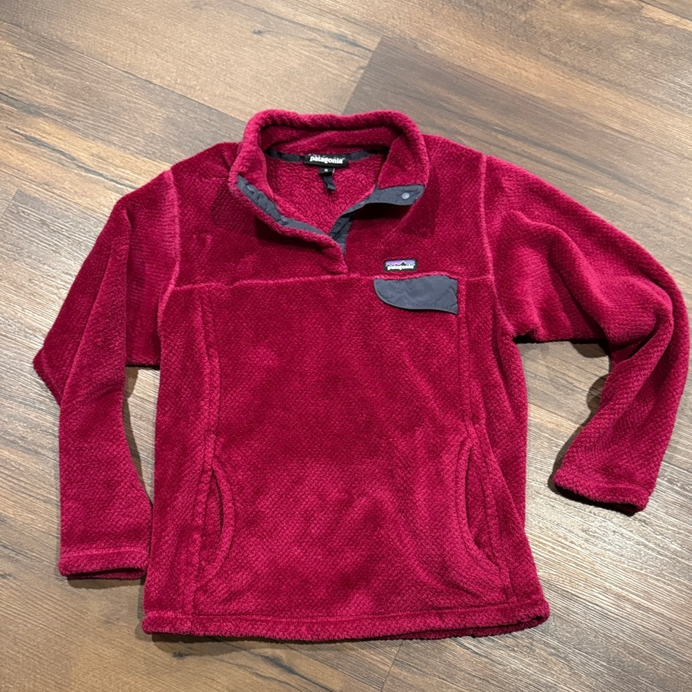 Patagonia Girls Snap-T Re-Tool Pullover Jacket Fleece